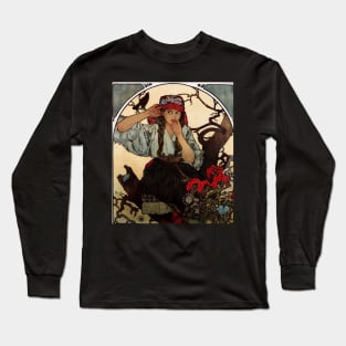 Moravian Teachers' Choir by Alfons Mucha Long Sleeve T-Shirt